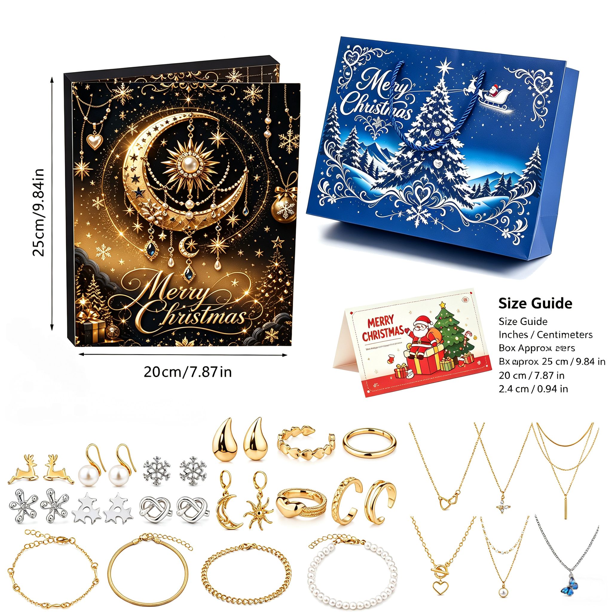 2026 Christmas Advent Countdown Calendar Gift Set